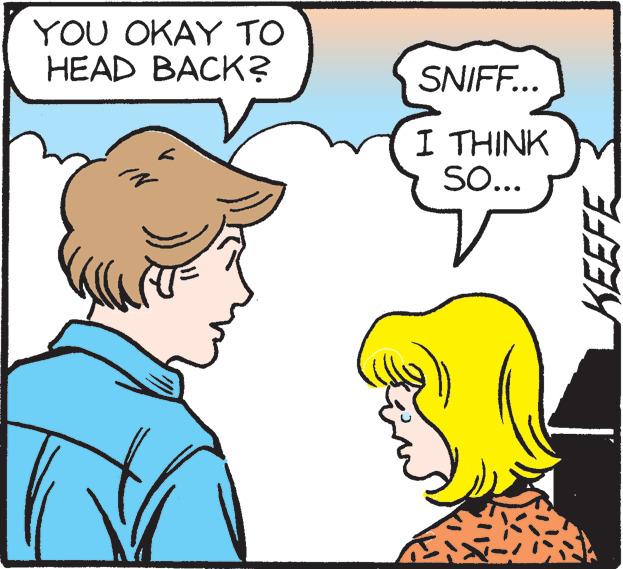 Gesture OCR: YOU OKAY TO HEAD BACK? SNIFF... I THINK SO... KEEFE YOU OKAY TO HEAD BACK ? SNIFF ... I THINK SO ... KEEFE