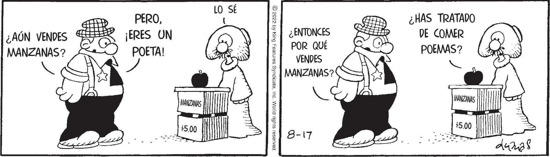 Gesture OCR: ¿AÚN VENDES MANZANAS? PERO¡ERES UN POETA! MANZANAS $5.00 LO SE ¿ENTONCES POR QUÉ VENDES MANZANAS? 8-17 ¿HAS TRATADO DE COMER POEMAS? MANZANAS $5.00 duzas ¿ AÚN VENDES MANZANAS ? PERO¡ ERES UN POETA ! MANZANAS $ 5.00 LO SE ¿ ENTONCES POR QUÉ VENDES MANZANAS ? 8-17 ¿ HAS TRATADO DE COMER POEMAS ? MANZANAS $ 5.00 duzas
