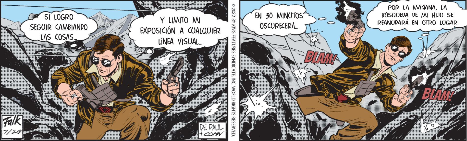 Publication OCR: Falk 7/29 SI LOGRO SEGUIR CAMBIANDO LAS COSAS.. Y LIMITO MI EXPOSICIÓN A CUALQUIER LÍNEA VISUAL... DE PAUL + COHN EN 30 MINUTOS OSCURECERÁ.. BLAM POR LA MAÑANALA BÚSQUEDA DE MI HIJO SE REANUDARÁ EN OTRO LUGAR BLAM %5 Falk 7/29 SI LOGRO SEGUIR CAMBIANDO LAS COSAS .. Y LIMITO MI EXPOSICIÓN A CUALQUIER LÍNEA VISUAL ... DE PAUL + COHN EN 30 MINUTOS OSCURECERÁ .. BLAM POR LA MAÑANALA BÚSQUEDA DE MI HIJO SE REANUDARÁ EN OTRO LUGAR BLAM % 5