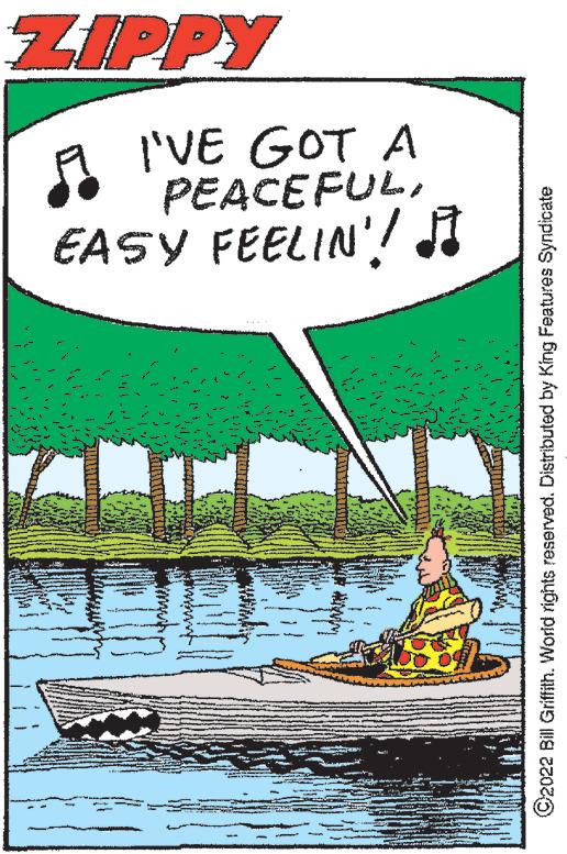 Parallel OCR: 10 25 EASY FEELIN!! ? PEACEFULI'VE GOT A ?2022 Bill Griffith. World rights reserved. Distributed by King Features Syndicate ZIPPY 10 25 EASY FEELIN !! ? PEACEFULI'VE GOT A ?2022 Bill Griffith . World rights reserved . Distributed by King Features Syndicate ZIPPY