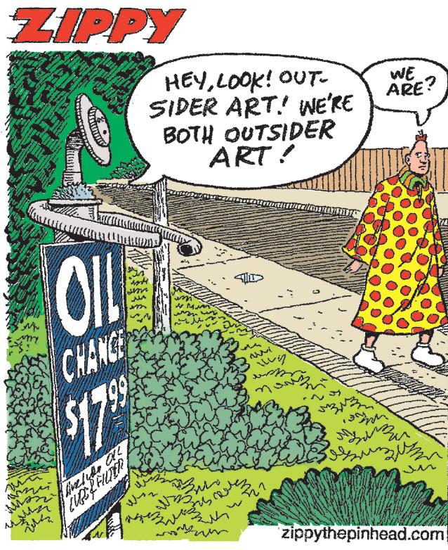 Pleased OCR: ZIPPY OIL M im CHANGE 51-9 linelar CHE CupbLHUTTER) HEYLOOK! OUT SIDER ART! WE'RE BOTH OUTSIDER ART! ? ? Wan ? (0) ^^ 7 WE ARE: ? ?? zippythepinhead.com ZIPPY OIL M im CHANGE 51-9 linelar CHE CupbLHUTTER ) HEYLOOK ! OUT SIDER ART ! WE'RE BOTH OUTSIDER ART ! ? ? Wan ? ( 0 ) ^^ 7 WE ARE : ? ?? zippythepinhead.com