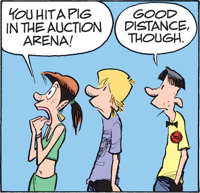 Finger OCR: YOU HITAPIG IN THE AUCTION ARENA! GOOD DISTANCETHOUGH. AMO! YOU HITAPIG IN THE AUCTION ARENA ! GOOD DISTANCETHOUGH . AMO !
