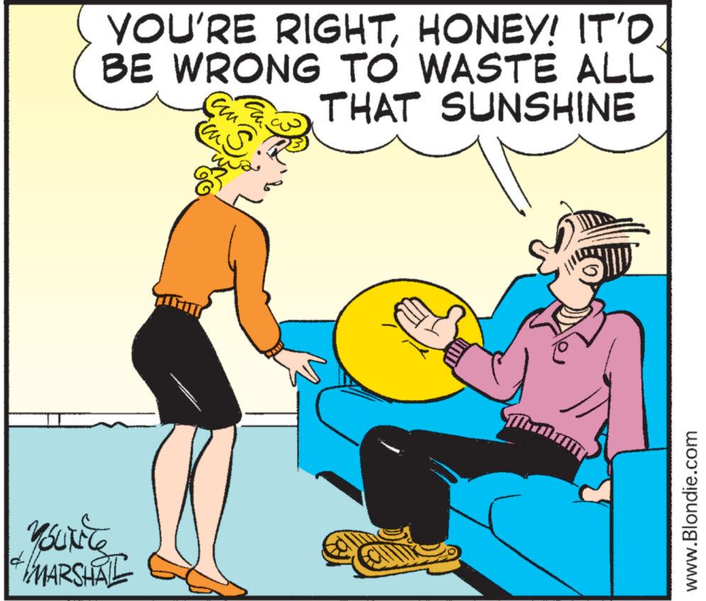 Gesture OCR: YOU'RE RIGHTHONEY! IT'D BE WRONG TO WASTE ALL THAT SUNSHINE YOUNCE MARSHAL (cm. www.Blondie.com YOU'RE RIGHTHONEY ! IT'D BE WRONG TO WASTE ALL THAT SUNSHINE YOUNCE MARSHAL ( cm . www.Blondie.com