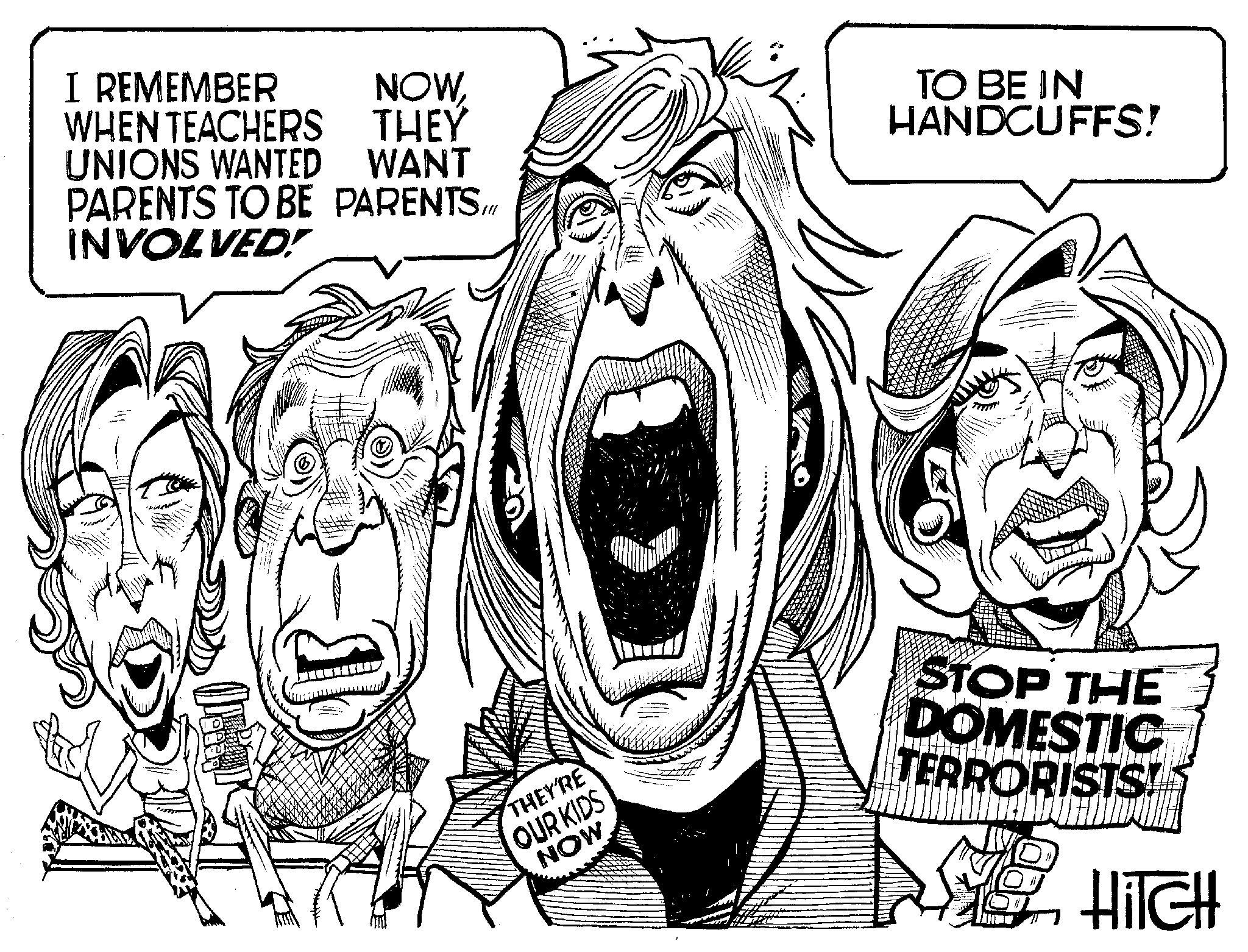 Mammal OCR: NOWTHEY I REMEMBER WHEN TEACHERS UNIONS WANTED WANT PARENTS TO BE PARENTSINVOLVED! 1 THEY'RE OUR KIDS NOW TO BE IN HANDCUFFS! www STOP THE DOMESTIC TERRORISTS! HITCH NOWTHEY I REMEMBER WHEN TEACHERS UNIONS WANTED WANT PARENTS TO BE PARENTSINVOLVED ! 1 THEY'RE OUR KIDS NOW TO BE IN HANDCUFFS ! www STOP THE DOMESTIC TERRORISTS ! HITCH