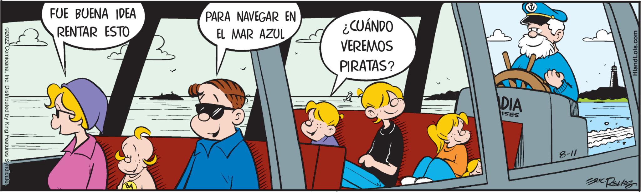 Line OCR: FUE BUENA IDEA RENTAR ESTO PARA NAVEGAR EN EL MAR AZUL ¿CUÁNDO VEREMOS PIRATAS? DIA ISES 8-11 ERIC RENES FUE BUENA IDEA RENTAR ESTO PARA NAVEGAR EN EL MAR AZUL ¿ CUÁNDO VEREMOS PIRATAS ? DIA ISES 8-11 ERIC RENES
