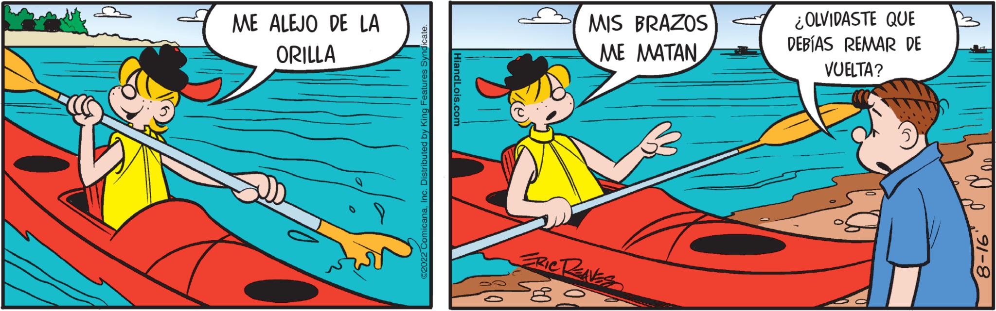 Illustration OCR: ME ALEJO DE LA ORILLA MIS BRAZOS ME MATAN ERIC RENES ¿OLVIDASTE QUE DEBÍAS REMAR DE VUELTA? ME ALEJO DE LA ORILLA MIS BRAZOS ME MATAN ERIC RENES ¿ OLVIDASTE QUE DEBÍAS REMAR DE VUELTA ?