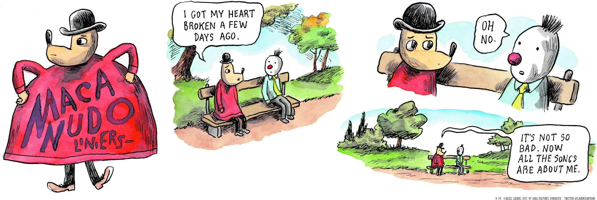 Animation OCR: MUDO MACA L'NERS I GOT MY HEART BROKEN A FEW DAYS AGO. OH NO. IT'S NOT SO BAD. NOW ALL THE SONGS ARE ABOUT ME. TBYING FEATURES SYNOTE TWITTER SORTION MUDO MACA L'NERS I GOT MY HEART BROKEN A FEW DAYS AGO . OH NO . IT'S NOT SO BAD . NOW ALL THE SONGS ARE ABOUT ME . TBYING FEATURES SYNOTE TWITTER SORTION
