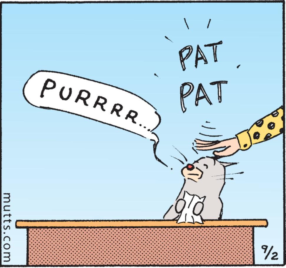 Art OCR: mutts.com PURRRR " / PAT. PAT %2 mutts.com PURRRR " / PAT . PAT % 2