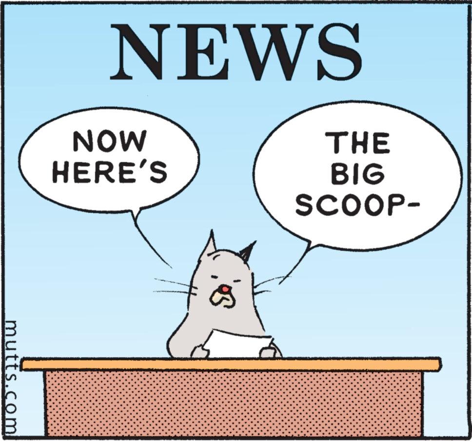 Picture frame OCR: mutts.com NEWS NOW HERE'S ios THE BIG SCOOP- mutts.com NEWS NOW HERE'S ios THE BIG SCOOP