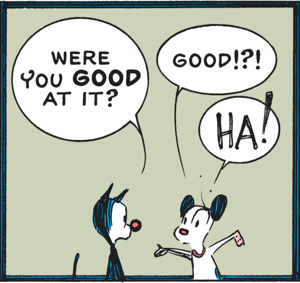 Font OCR: WERE YOU GOOD AT IT? GOOD!?! HA! WERE YOU GOOD AT IT ? GOOD ! ? ! HA !