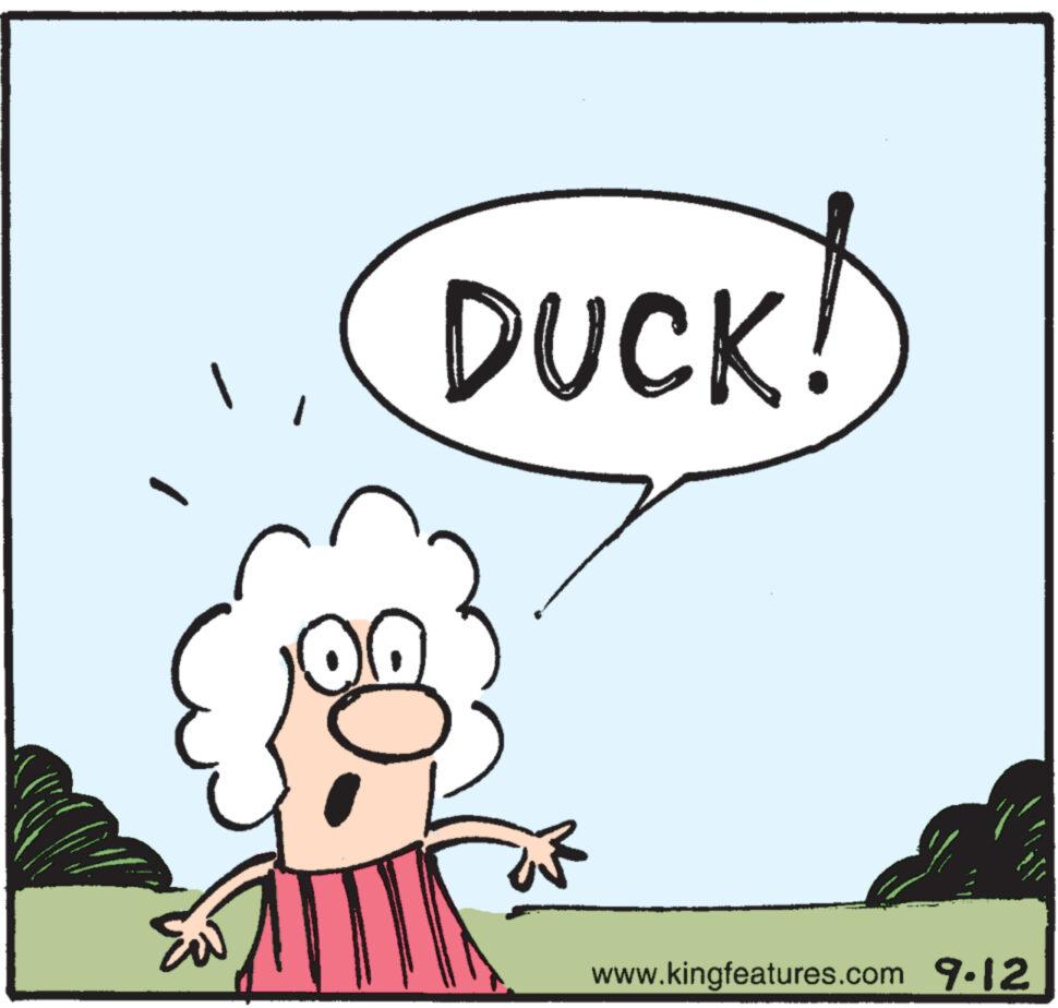 Art OCR: EN DUCK! www.kingfeatures.com 9.12 EN DUCK ! www.kingfeatures.com 9.12