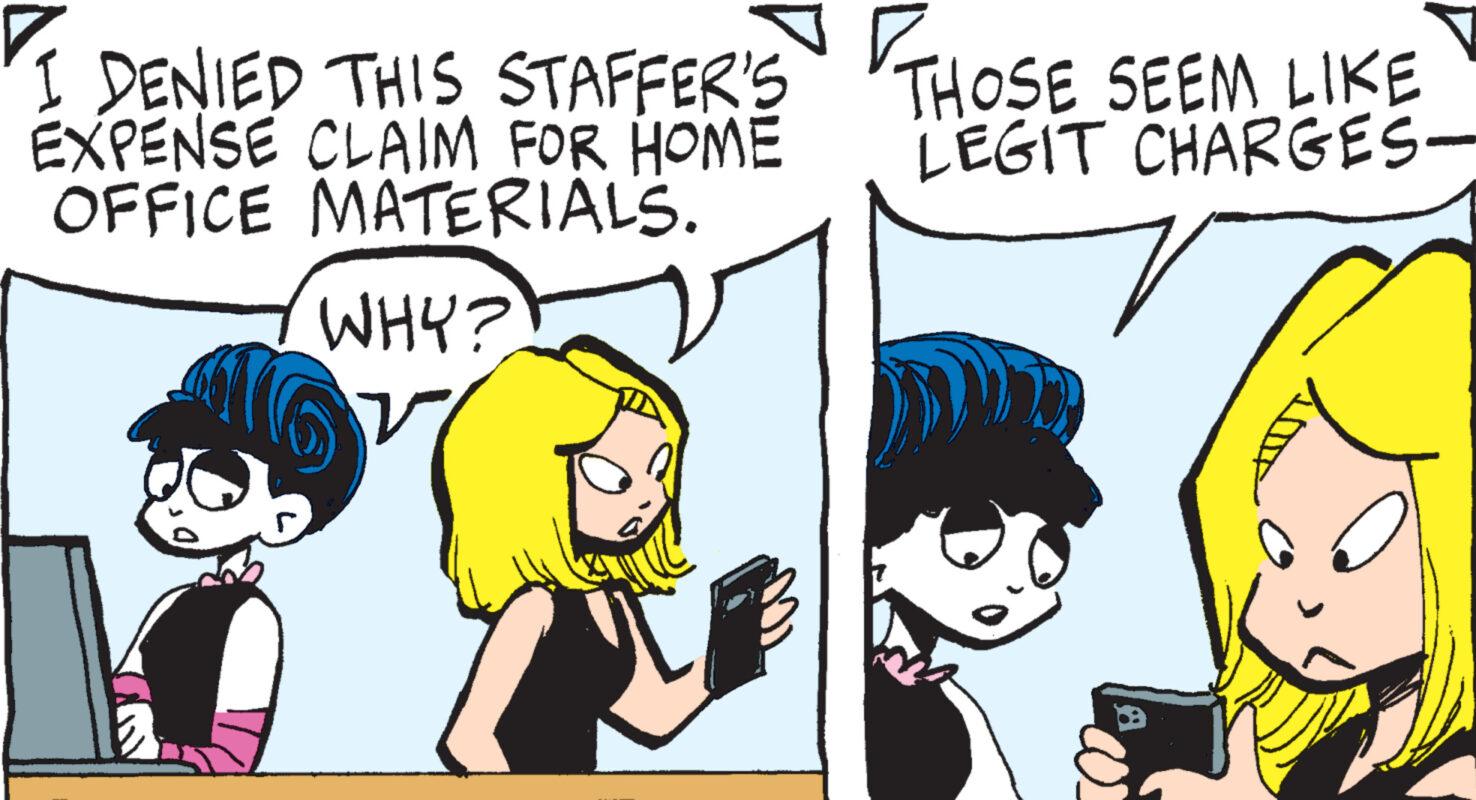 Mammal OCR: I DENIED THIS STAFFER'S THOSE SEEM LIKE LEGIT CHARGES- EXPENSE CLAIM FOR HOME OFFICE MATERIALS. WHY? I DENIED THIS STAFFER'S THOSE SEEM LIKE LEGIT CHARGES EXPENSE CLAIM FOR HOME OFFICE MATERIALS . WHY ?
