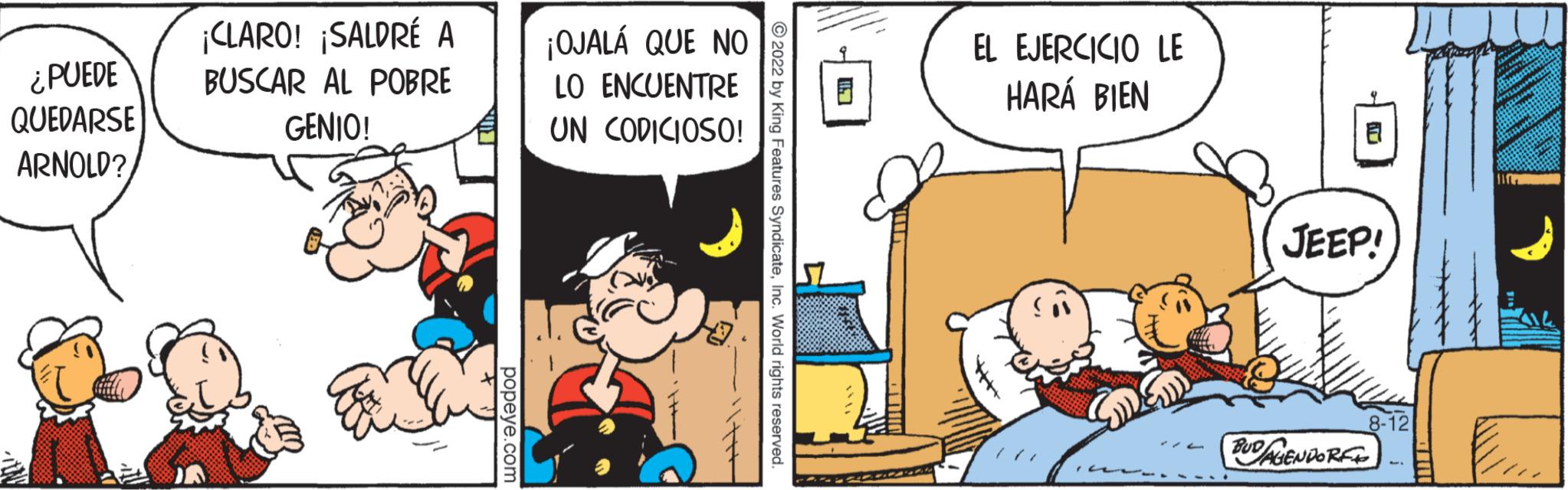Comics OCR: ¿PUEDE QUEDARSE ARNOLD? ¡CLARO! ¡SALDRÉ A BUSCAR AL POBRE GENIO! ¡OJALÁ QUE NO LO ENCUENTRE UN CODICIOSO! c. World rights r 6 MPIRATOR EL EJERCICIO LE HARÁ BIEN JEEP! BUD AGENDORE ¿ PUEDE QUEDARSE ARNOLD ? ¡ CLARO ! ¡ SALDRÉ A BUSCAR AL POBRE GENIO ! ¡ OJALÁ QUE NO LO ENCUENTRE UN CODICIOSO ! c . World rights r 6 MPIRATOR EL EJERCICIO LE HARÁ BIEN JEEP ! BUD AGENDORE