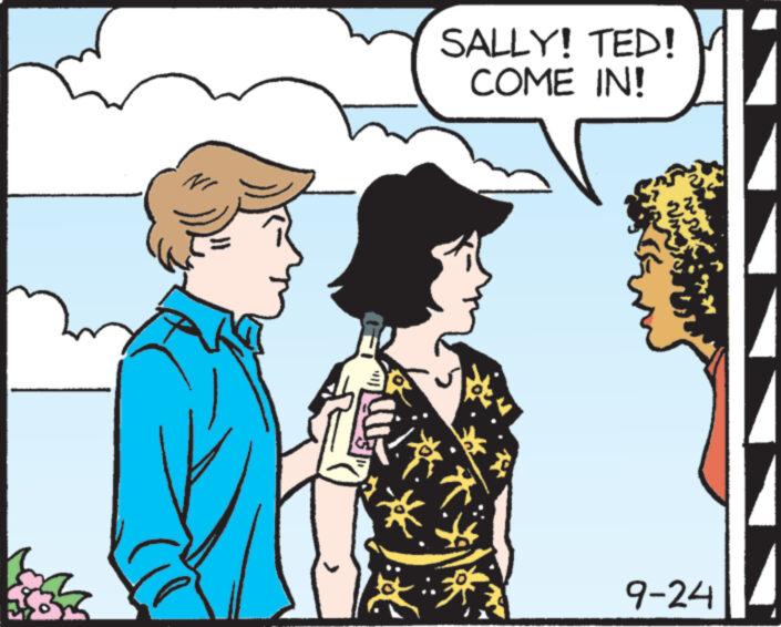 Interaction OCR: SALLY! TED! COME IN! 9-24 SALLY ! TED ! COME IN ! 9-24