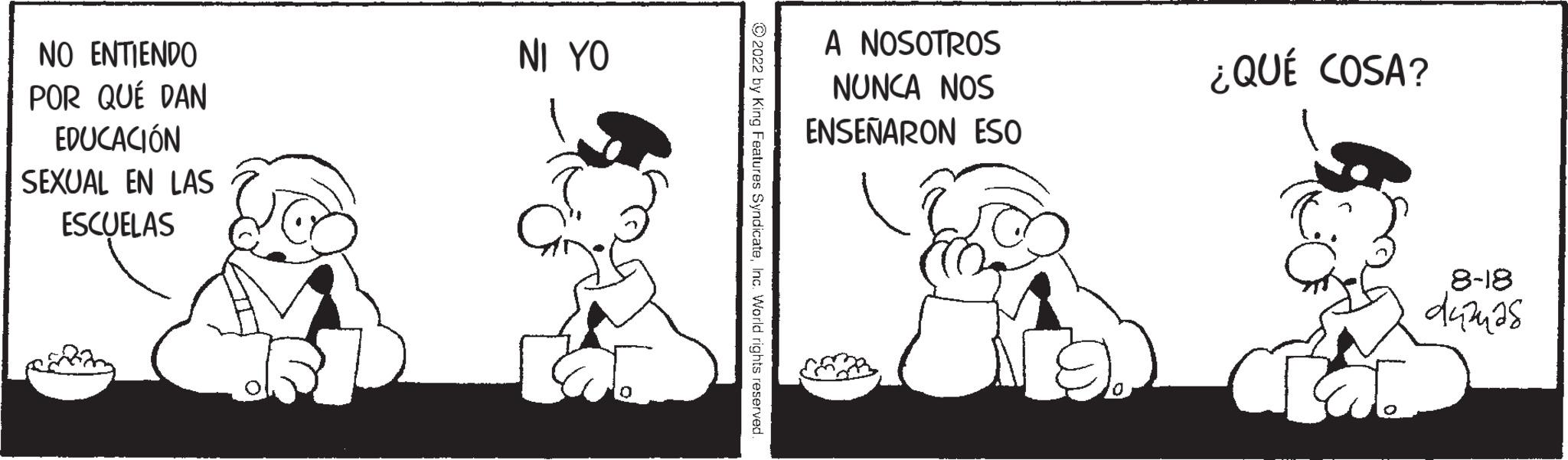 Interaction OCR: NO ENTIENDO POR QUÉ DAN EDUCACIÓN SEXUAL EN LAS ESCUELAS NI YO A NOSOTROS NUNCA NOS ENSEÑARON ESO ¿QUÉ COSA? 8-18 duanas NO ENTIENDO POR QUÉ DAN EDUCACIÓN SEXUAL EN LAS ESCUELAS NI YO A NOSOTROS NUNCA NOS ENSEÑARON ESO ¿ QUÉ COSA ? 8-18 duanas