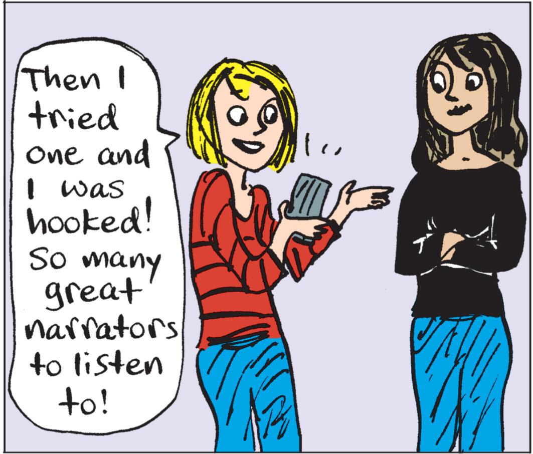 Happy OCR: Then I tried One and I was hooked! So many great narrators to listen to! Then I tried One and I was hooked ! So many great narrators to listen to !