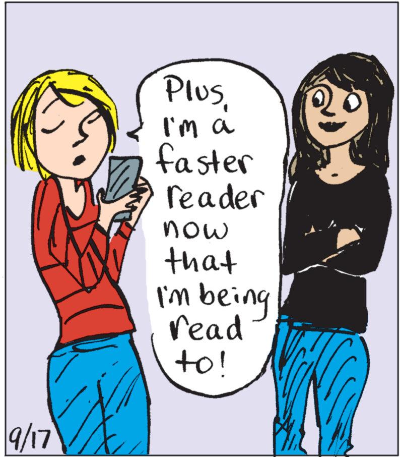 Mammal OCR: 9/17 PlusI'm a faster reader now that I'm being read to! 9/17 PlusI'm a faster reader now that I'm being read to !