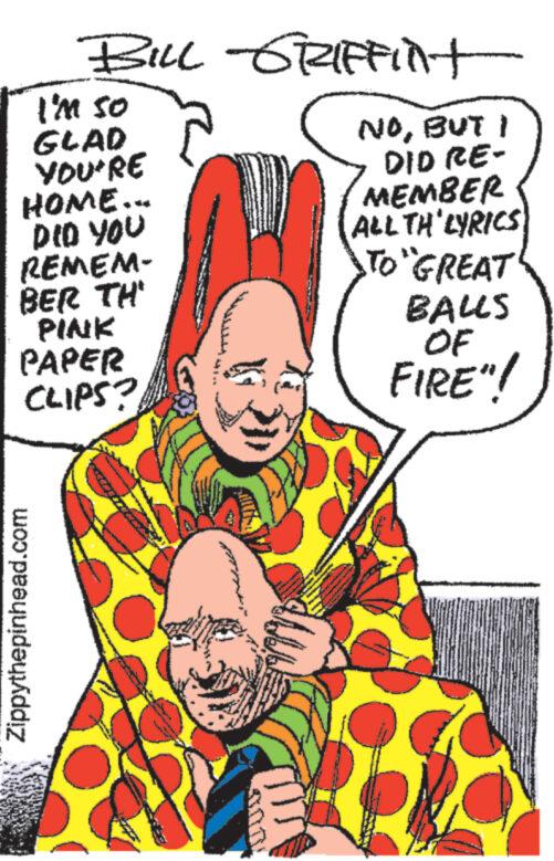 Gesture OCR: BILL GRIFFint I'M SO GLAD YOU'RE HOME.. DID YOU REMEM- BER TH PINK PAPER CLIPS? Zippythepinhead.com NOBUT I DID RE- MEMBER ALL TH LYRICS) TO "GREAT BALLS OF FIRE"! BILL GRIFFint I'M SO GLAD YOU'RE HOME .. DID YOU REMEM BER TH PINK PAPER CLIPS ? Zippythepinhead.com NOBUT I DID RE MEMBER ALL TH LYRICS ) TO " GREAT BALLS OF FIRE " !