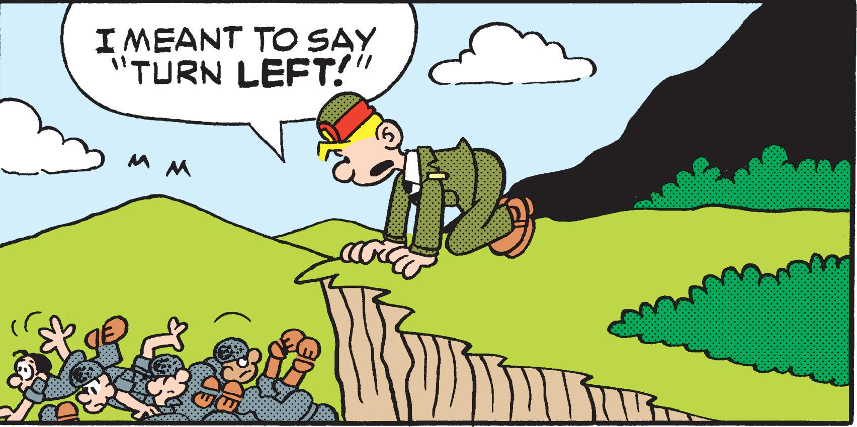 Adaptation OCR: I MEANT TO SAY "TURN LEFT!" M M I MEANT TO SAY " TURN LEFT ! " M M