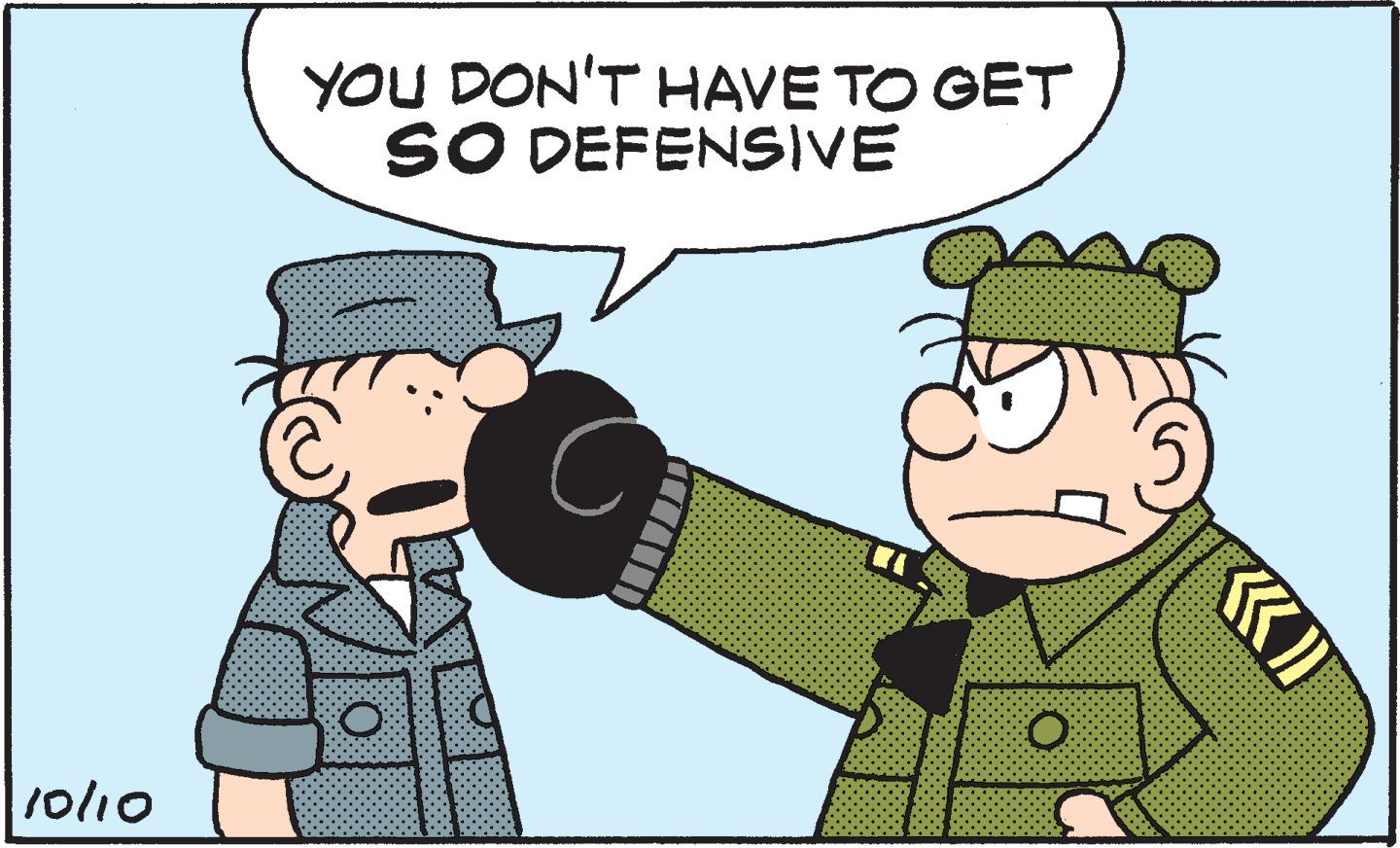Happy OCR: 10/10 YOU DON'T HAVE TO GET SO DEFENSIVE O «) 10/10 YOU DON'T HAVE TO GET SO DEFENSIVE O « )