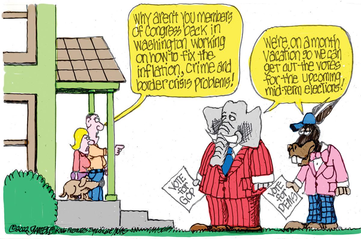 Conversation OCR: ?2022 GAARBLE KING PETves Squdicae puts Why aren't you members of Congress back in Washington working on how to fix the inflationcrime and border crisis problems! VOTE for wh GOP We're on a month Vacation so we can get out the voreS for the upcoming mid-serm elections: VOTE for PEMS ?2022 GAARBLE KING PETves Squdicae puts Why aren't you members of Congress back in Washington working on how to fix the inflationcrime and border crisis problems ! VOTE for wh GOP We're on a month Vacation so we can get out the voreS for the upcoming mid - serm elections : VOTE for PEMS
