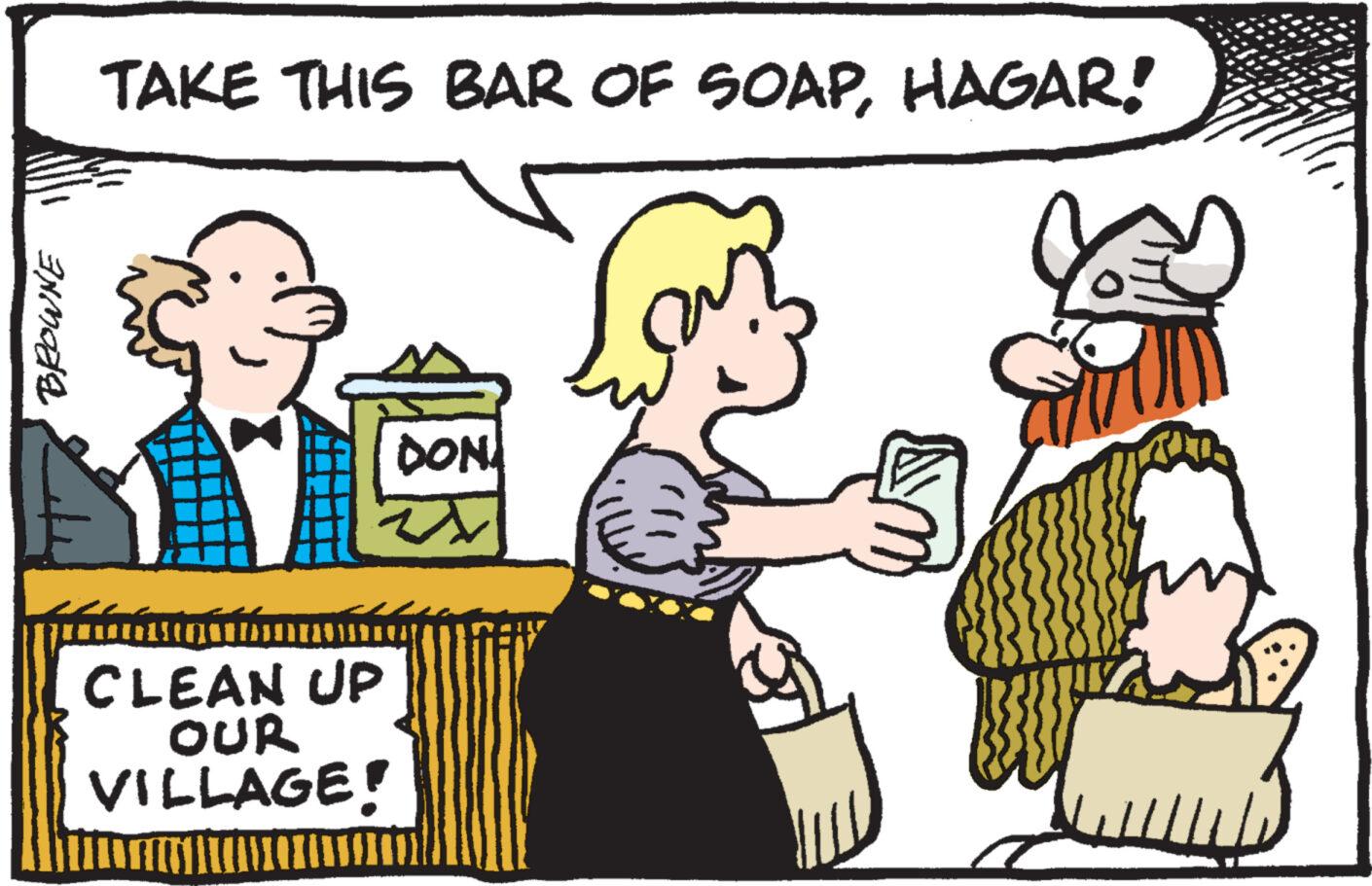 Gesture OCR: BROWNE TAKE THIS BAR OF SOAPHAGAR! CLEAN UP OUR VILLAGE! DON BROWNE TAKE THIS BAR OF SOAPHAGAR ! CLEAN UP OUR VILLAGE ! DON