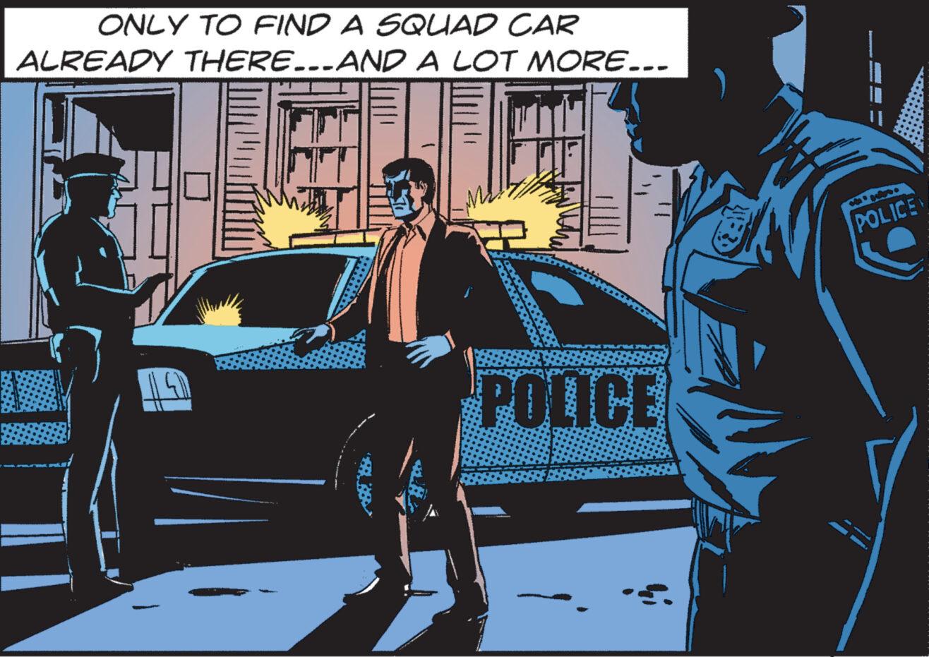 Vehicle OCR: ONLY TO FIND A SQUAD CAR ALREADY THERE...AND A LOT MORE... POLICE POLICE ONLY TO FIND A SQUAD CAR ALREADY THERE ... AND A LOT MORE ... POLICE POLICE