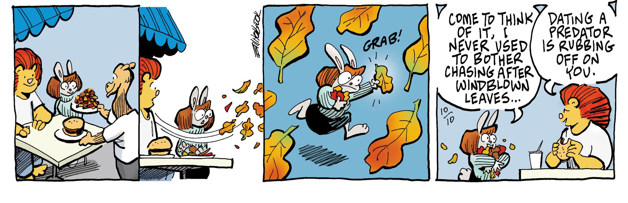 Handwriting OCR: GRAB! COME TO THINK DATING A OF ITI PREDATOR NEVER USED TO BOTHER CHASING AFTER WINDBLOWN LEAVES... IS RUBBING OFF ON YOU. HE GRAB ! COME TO THINK DATING A OF ITI PREDATOR NEVER USED TO BOTHER CHASING AFTER WINDBLOWN LEAVES ... IS RUBBING OFF ON YOU . HE