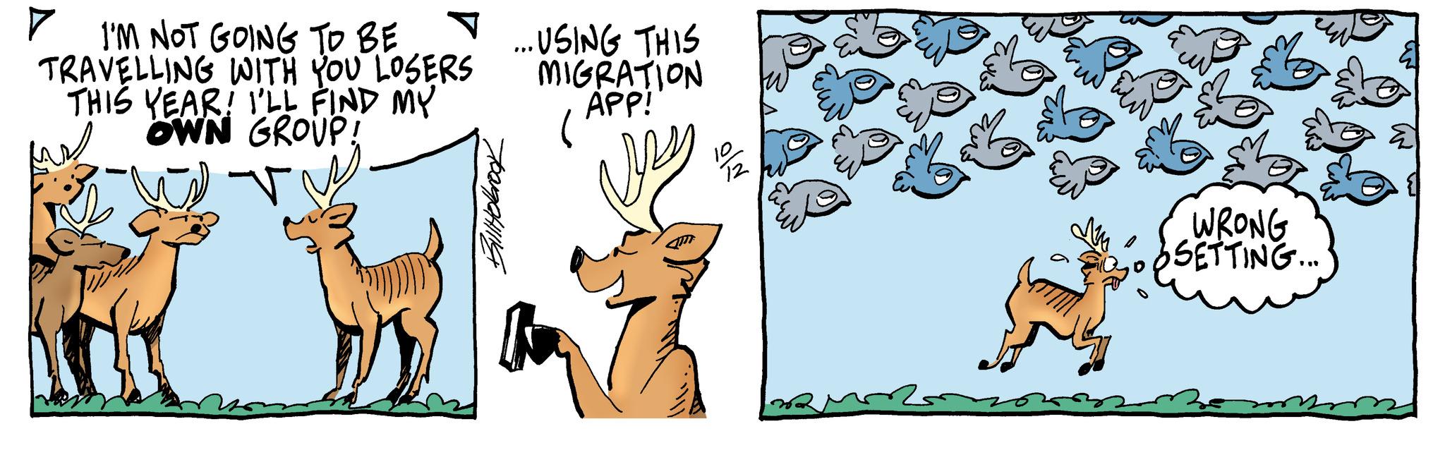 Adaptation OCR: 7 I'M NOT GOING TO BE TRAVELLING WITH YOU LOSERS THIS YEAR! I'LL FIND MY OWN GROUP! ...USING THIS MIGRATION APP! ( My WRONG SETTING.... 7 I'M NOT GOING TO BE TRAVELLING WITH YOU LOSERS THIS YEAR ! I'LL FIND MY OWN GROUP ! ... USING THIS MIGRATION APP ! ( My WRONG SETTING ....