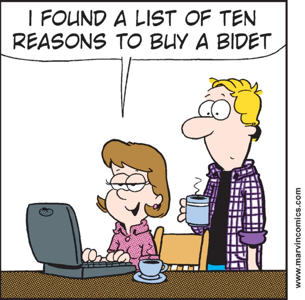 Mode of transport OCR: I FOUND REASONS A LIST OF TEN TO BUY A BIDET Dra y www.marvincomics.com I FOUND REASONS A LIST OF TEN TO BUY A BIDET Dra y www.marvincomics.com