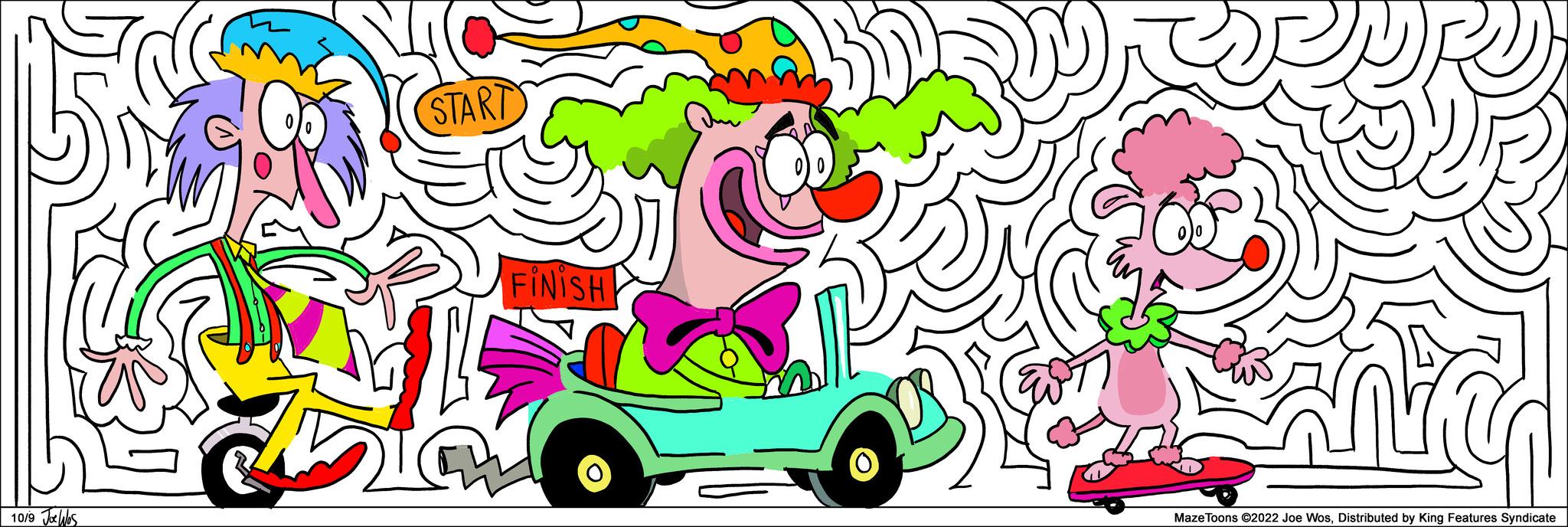 Mode of transport OCR: 1019 Jobs START FINISH Maze Toons ?2022 Joe WosDistributed by King Features Syndicate 1019 Jobs START FINISH Maze Toons ?2022 Joe WosDistributed by King Features Syndicate