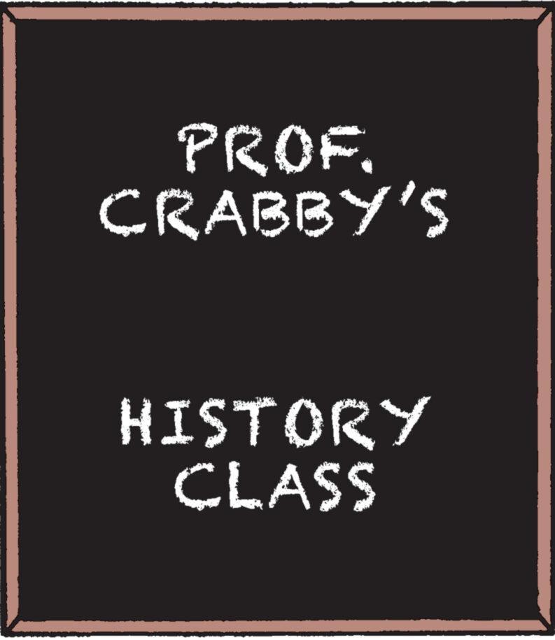 Handwriting OCR: PROF. CRABBY'S HISTORY CLASS PROF . CRABBY'S HISTORY CLASS