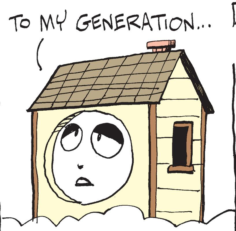 Wood OCR: TO MY GENERATION... TO MY GENERATION ...