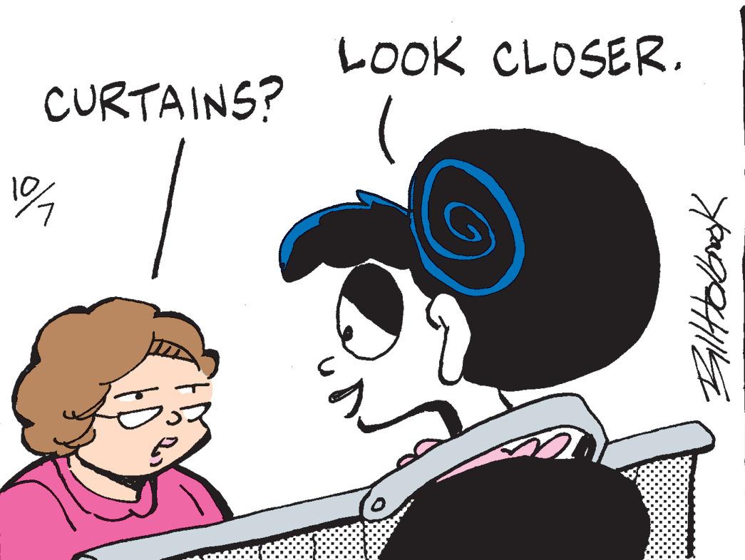 Handwriting OCR: CURTAINS? 1% LOOK CLOSER. BillHolbrook CURTAINS ? 1 % LOOK CLOSER . BillHolbrook