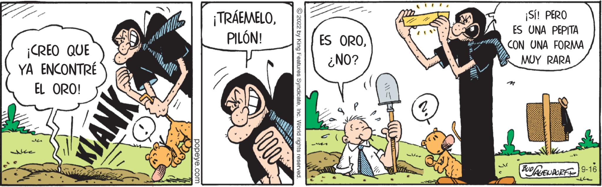Sharing OCR: ¡CREO QUE YA ENCONTRÉ EL ORO! k KLANK ¡TRÁEMELOPILÓN! mv ES ORO¿NO? ?? Milano ¡Sí! PERO ES UNA PEPITA CON UNA FORMA MUY RARA 4 BUDAYENDORF 9-16 th ¡ CREO QUE YA ENCONTRÉ EL ORO ! k KLANK ¡ TRÁEMELOPILÓN ! mv ES ORO¿ NO ? ?? Milano ¡ Sí ! PERO ES UNA PEPITA CON UNA FORMA MUY RARA 4 BUDAYENDORF 9-16 th