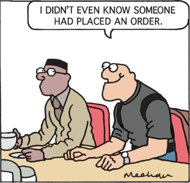 Art OCR: I DIDN'T EVEN KNOW SOMEONE HAD PLACED AN ORDER. Mechan I DIDN'T EVEN KNOW SOMEONE HAD PLACED AN ORDER . Mechan