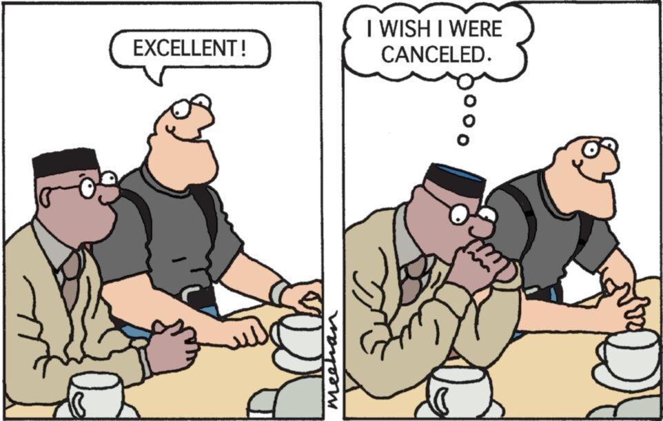Line OCR: EXCELLENT! meehan I WISH I WERE CANCELED. booo EXCELLENT ! meehan I WISH I WERE CANCELED . booo