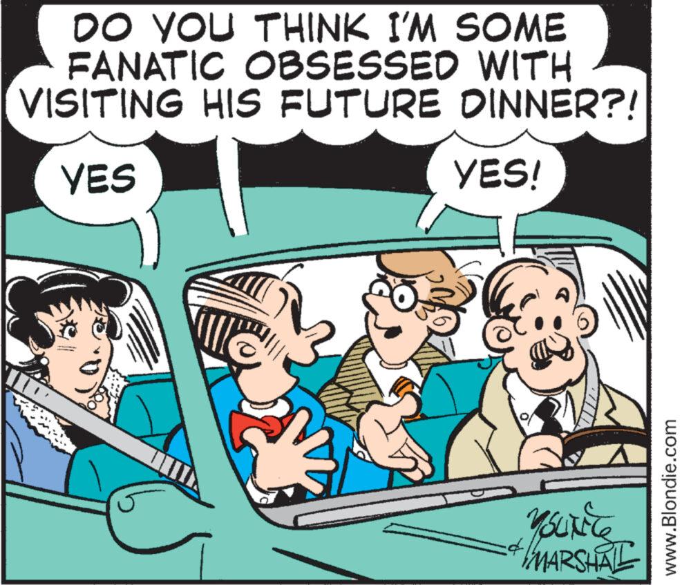Parallel OCR: DO YOU THINK I'M SOME FANATIC OBSESSED WITH VISITING HIS FUTURE DINNER?! YES YES! Ka YouNice MARSHALL & www.Blondie.com DO YOU THINK I'M SOME FANATIC OBSESSED WITH VISITING HIS FUTURE DINNER ?! YES YES ! Ka YouNice MARSHALL & www.Blondie.com