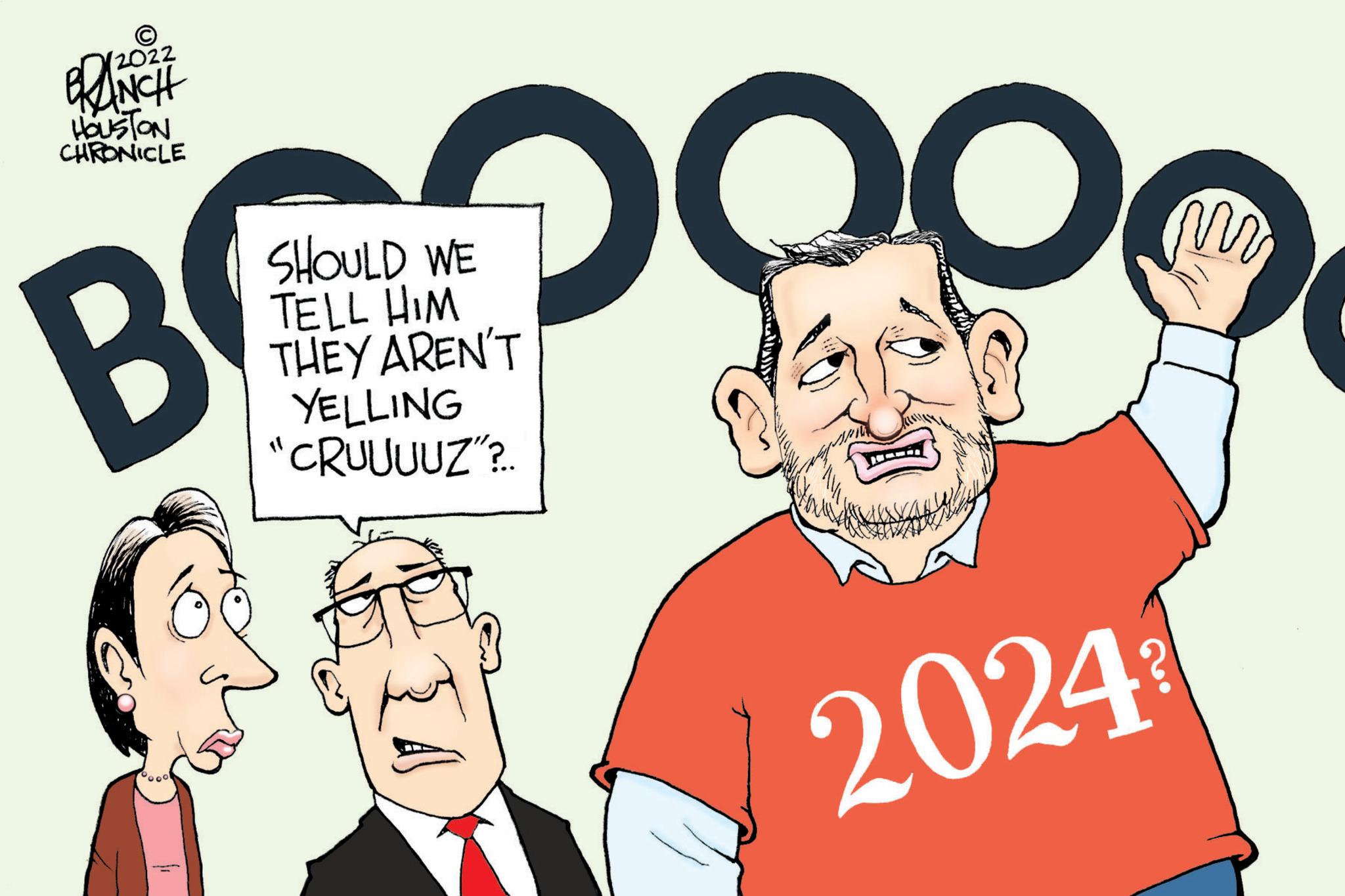 Tie OCR: BRANCH HOUSTON CHRONICLE B 200 00 Mr SHOULD WE TELL HIM THEY AREN'T YELLING "CRUUUUZ"? ??? 2024 BRANCH HOUSTON CHRONICLE B 200 00 Mr SHOULD WE TELL HIM THEY AREN'T YELLING " CRUUUUZ " ? ??? 2024