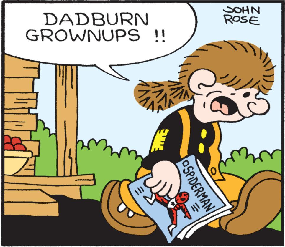 Fictional character OCR: DADBURN GROWNUPS !! ZAND PIDERMAN = JOHN ROSE DADBURN GROWNUPS !! ZAND PIDERMAN = JOHN ROSE