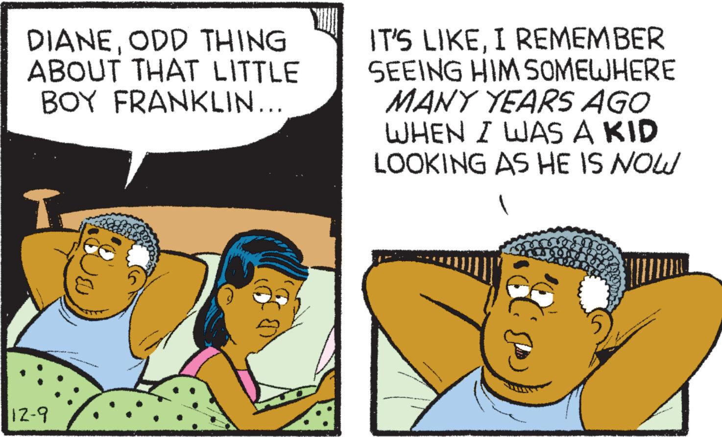 Interaction OCR: DIANEODD THING ABOUT THAT LITTLE BOY FRANKLIN... T. 12-9 Hjem IT'S LIKEI REMEMBER SEEING HIM SOMEWHERE MANY YEARS AGO WHEN I WAS A KID LOOKING AS HE IS NOW J DIANEODD THING ABOUT THAT LITTLE BOY FRANKLIN ... T. 12-9 Hjem IT'S LIKEI REMEMBER SEEING HIM SOMEWHERE MANY YEARS AGO WHEN I WAS A KID LOOKING AS HE IS NOW J