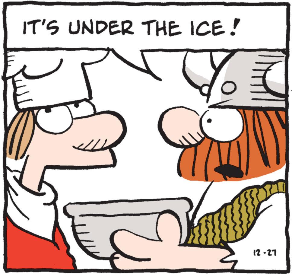 Mammal OCR: IT'S UNDER THE ICE! ? 12-27 IT'S UNDER THE ICE ! ? 12-27