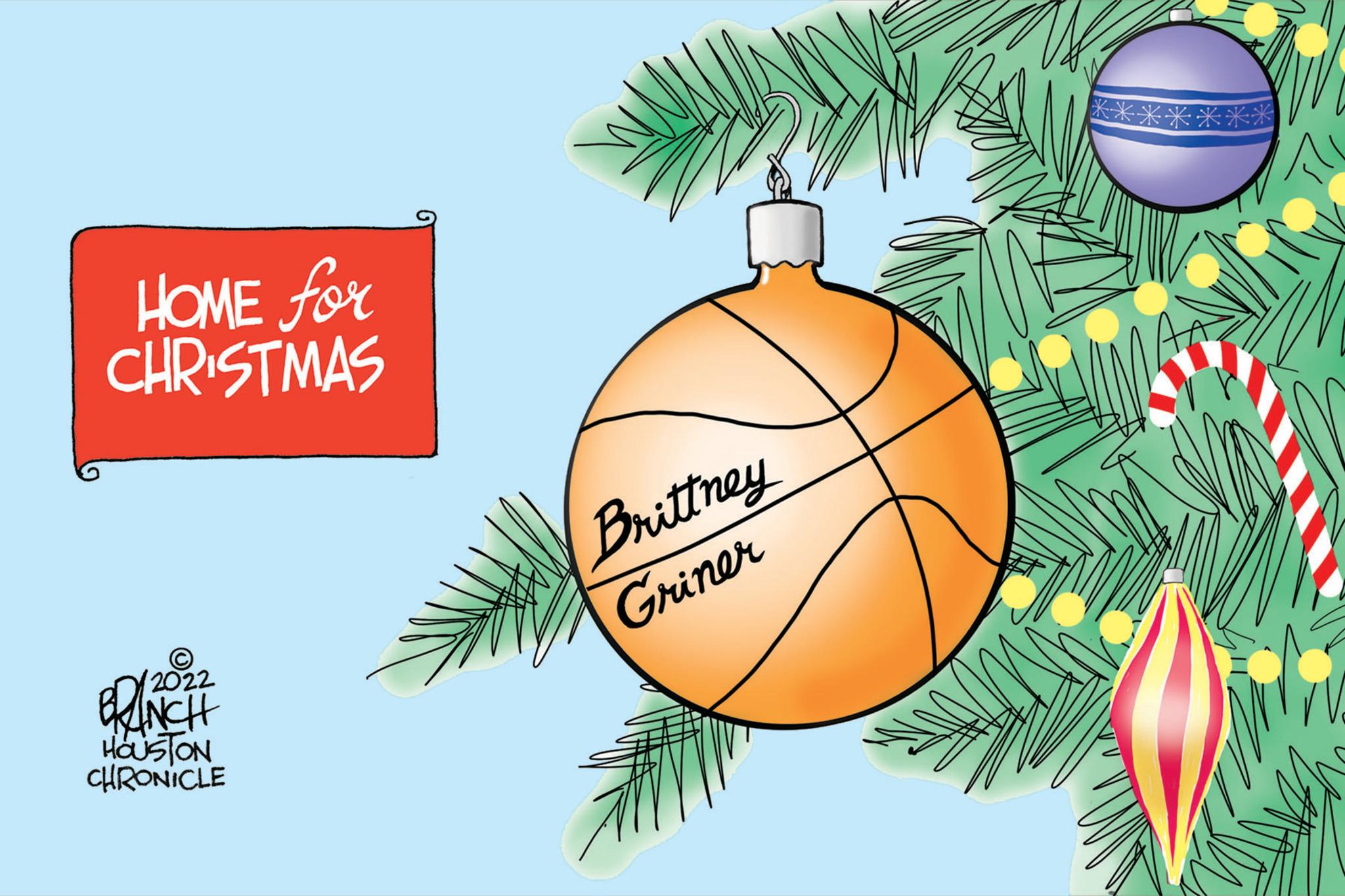 Evergreen OCR: HOME for CHRISTMAS 12022 BRANCH HOUSTON CHRONICLE G Brittney Griner ??????? HOME for CHRISTMAS 12022 BRANCH HOUSTON CHRONICLE G Brittney Griner ? ? ? ? ? ? ?