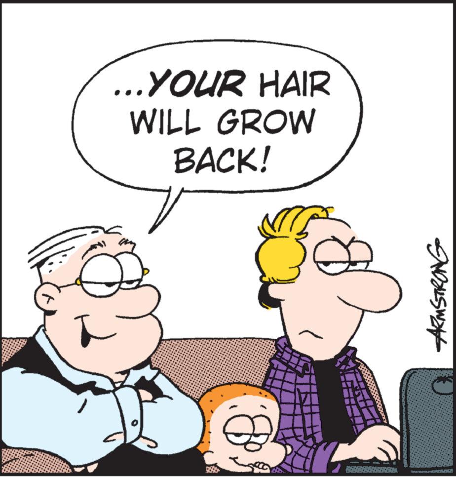 Font OCR: ...YOUR HAIR WILL GROW BACK! M O ARMSTRONG ... YOUR HAIR WILL GROW BACK ! M O ARMSTRONG