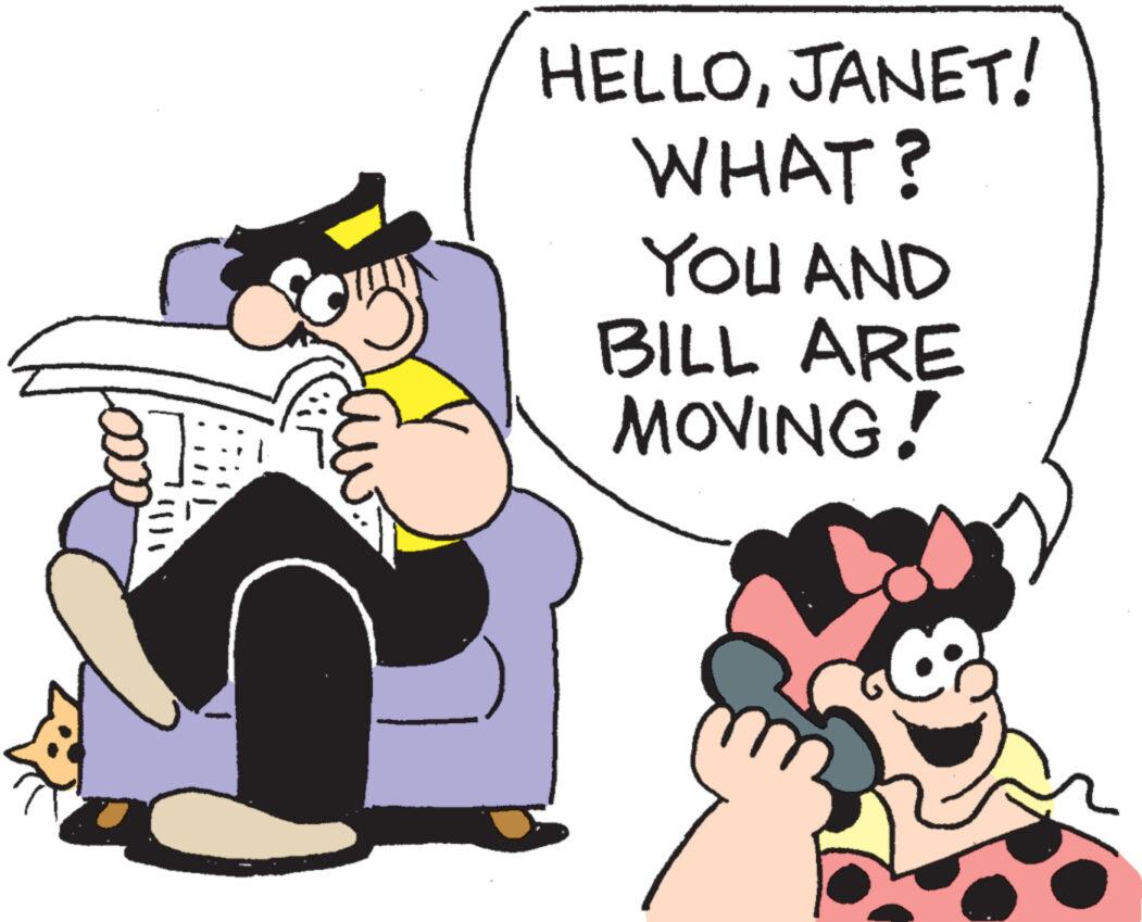 Conversation OCR: HELLOJANET! WHAT? YOU AND BILL ARE MOVING! HELLOJANET ! WHAT ? YOU AND BILL ARE MOVING !
