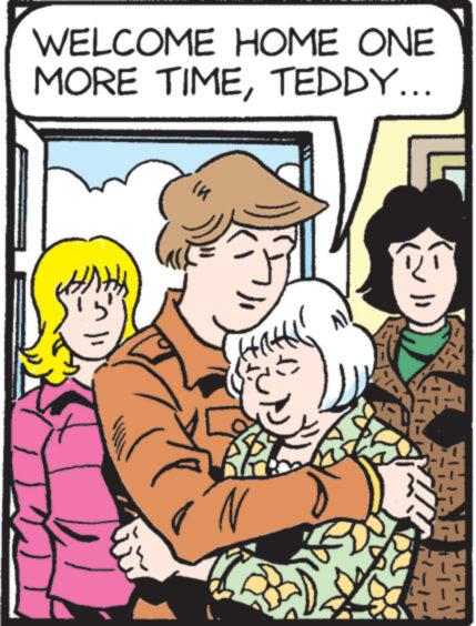 Rectangle OCR: WELCOME HOME ONE MORE TIMETEDDY... 14 Hatt WELCOME HOME ONE MORE TIMETEDDY ... 14 Hatt