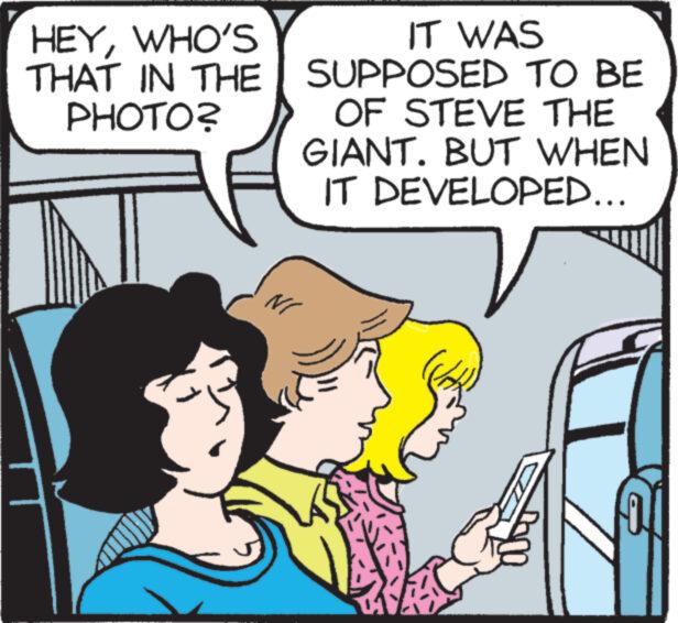 Interaction OCR: HEYWHO'S THAT IN THE PHOTO? IT WAS SUPPOSED TO BE OF STEVE THE GIANT. BUT WHEN IT DEVELOPED... NI HEYWHO'S THAT IN THE PHOTO ? IT WAS SUPPOSED TO BE OF STEVE THE GIANT . BUT WHEN IT DEVELOPED ... NI