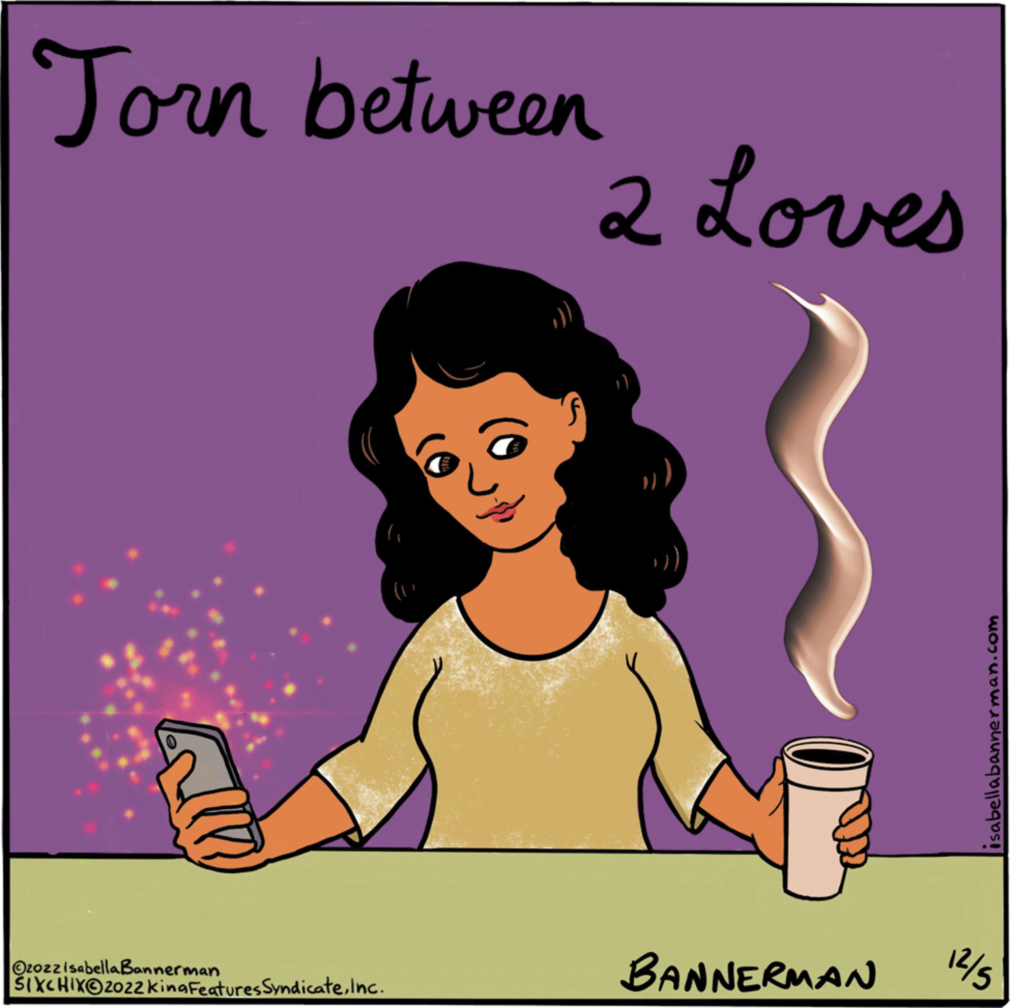 Magenta OCR: Jorn between OzozzisabellaBannerman SIXCHIXO2022 king Features SyndicateInc. ( :)) 2 Loves BANNERMAN isabellabannerman.com 12/5 Jorn between OzozzisabellaBannerman SIXCHIXO2022 king Features SyndicateInc. ( :) ) 2 Loves BANNERMAN isabellabannerman.com 12/5