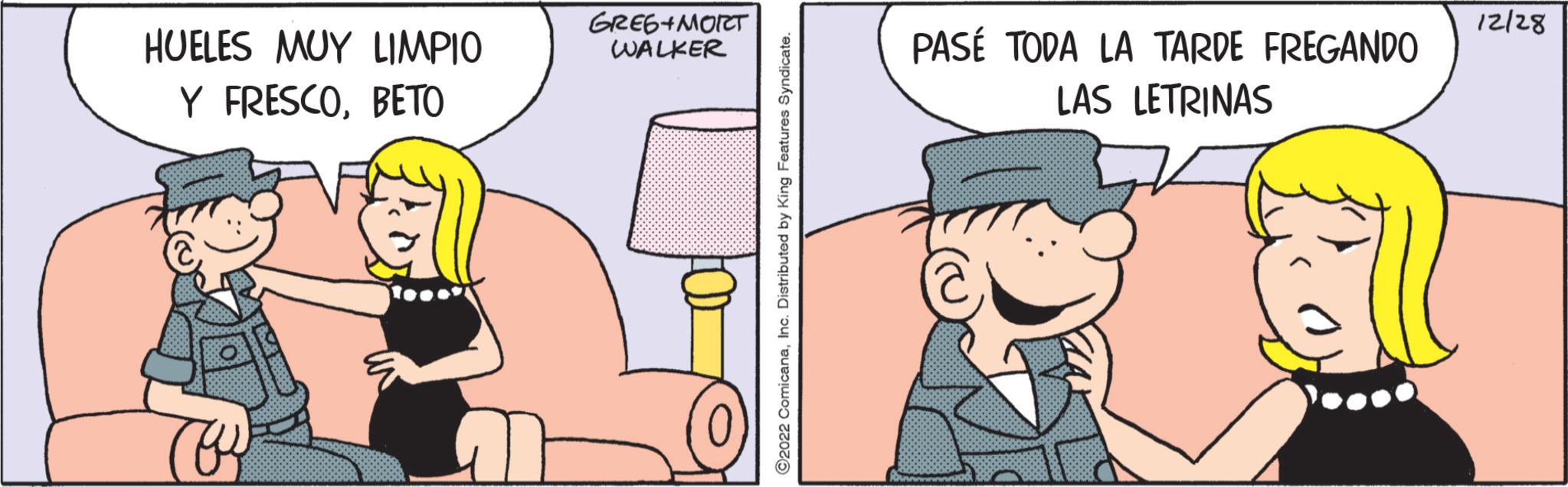 Gesture OCR: HUELES MUY LIMPIO Y FRESCOBETO Tor GREG+MORT WALKER O ?2022 ComicanaInc. Distributed by King Features Syndicate. PASE TODA LA TARDE FREGANDO LAS LETRINAS 12/28 HUELES MUY LIMPIO Y FRESCOBETO Tor GREG + MORT WALKER O ?2022 ComicanaInc. Distributed by King Features Syndicate . PASE TODA LA TARDE FREGANDO LAS LETRINAS 12/28