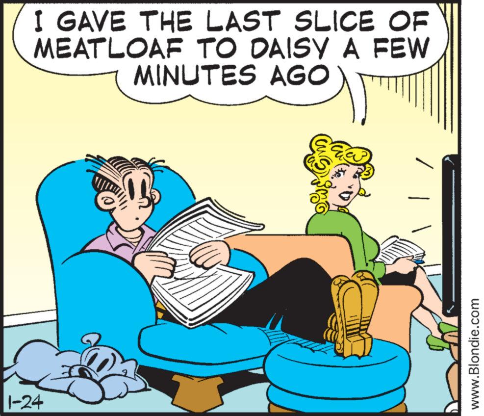 Font OCR: I GAVE THE LAST SLICE OF MEATLOAF TO DAISY A FEW MINUTES AGO 1-24 Curs www.Blondie.com I GAVE THE LAST SLICE OF MEATLOAF TO DAISY A FEW MINUTES AGO 1-24 Curs www.Blondie.com